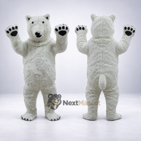 Polar Bear Mascot Costume for Street Fairs