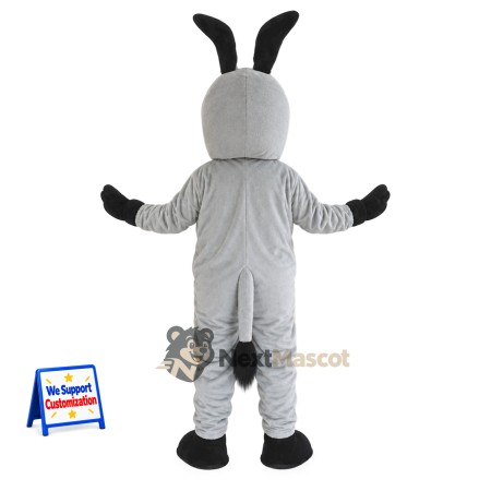 Donkey Mascot Costume - Gray for Community Events Donkey Mascot Costume - Gray for Community Events