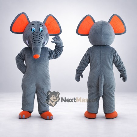 Elephant Mascot Costume - Gray for Summer Events Elephant Mascot Costume - Gray for Summer Events