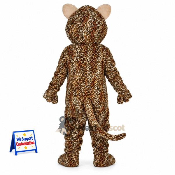 Leopard Mascot Costume - Spotted for Town Festivals Leopard Mascot Costume - Spotted for Town Festivals