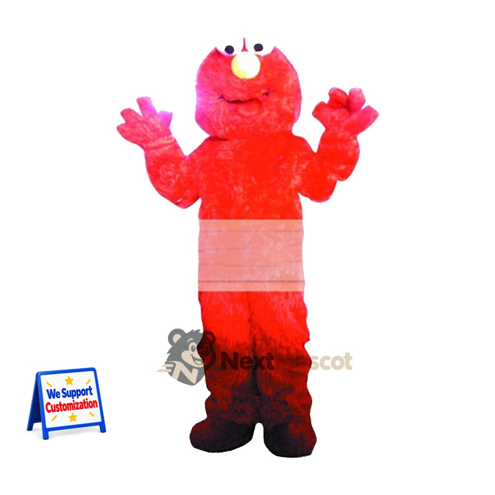Monster Mascot Costume - Red Monster Mascot Costume - Red