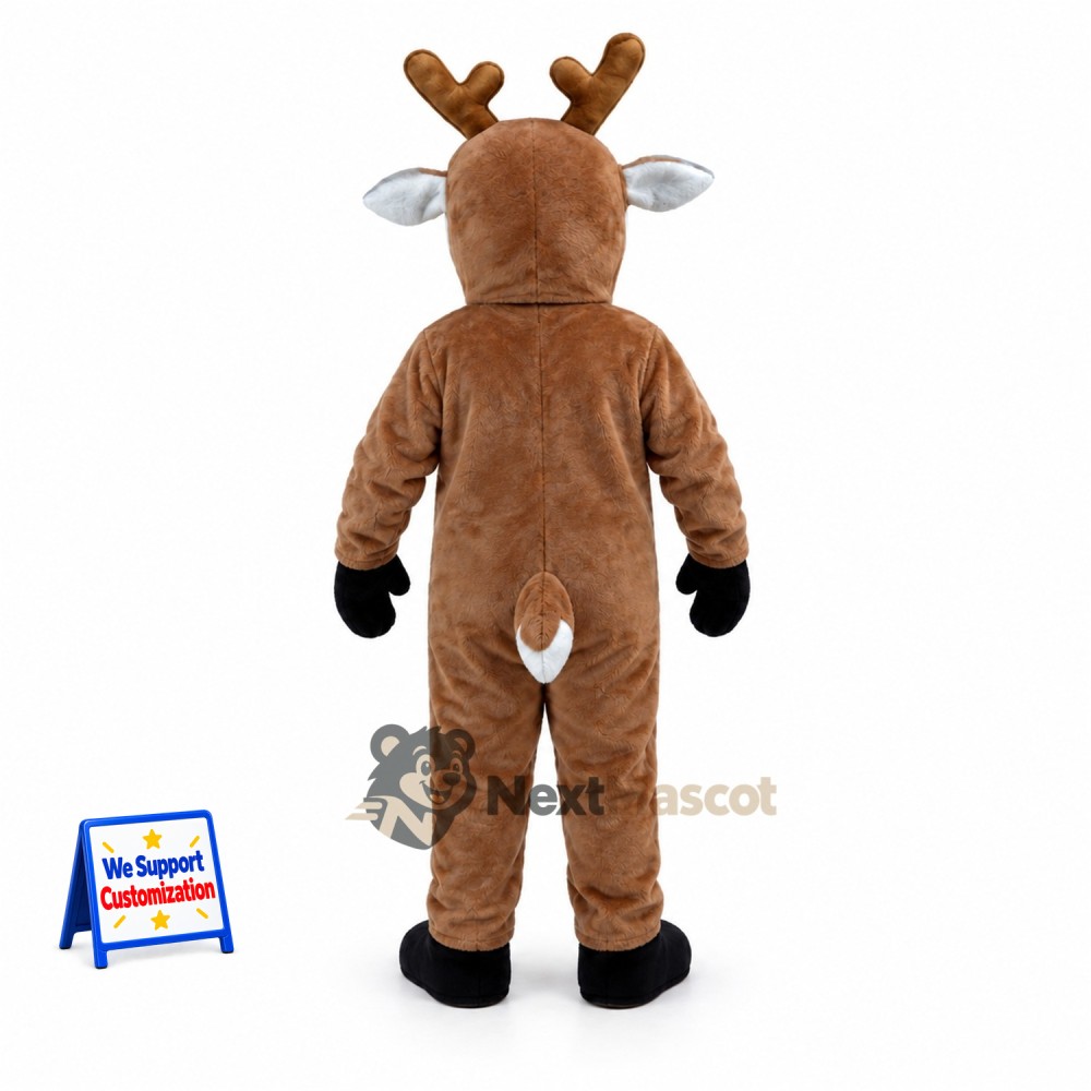 Deer Mascot Costume - Brown for Promotions Deer Mascot Costume - Brown for Promotions
