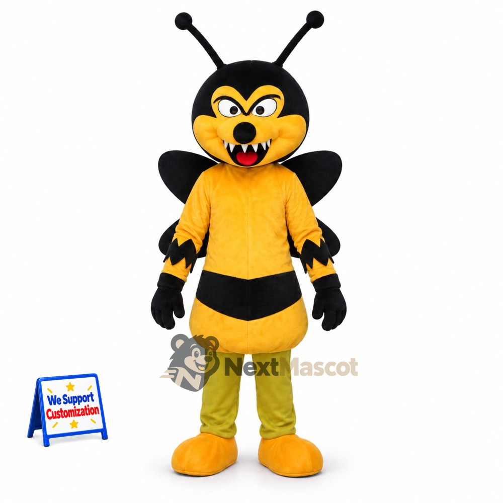 Wasp Mascot Costume - Yellow for Sports Days Wasp Mascot Costume - Yellow for Sports Days