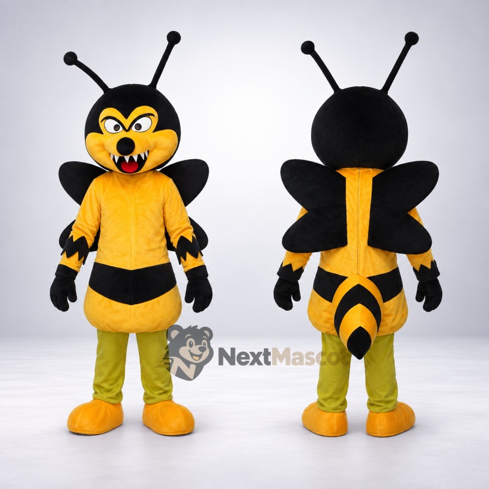 Wasp Mascot Costume - Yellow for Sports Days Wasp Mascot Costume - Yellow for Sports Days