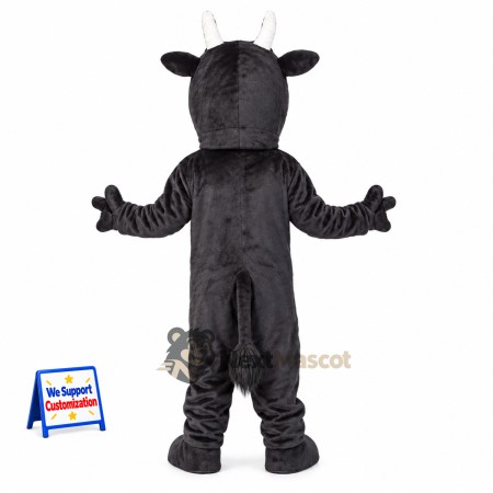 Cow Mascot Costume - Black for Parades Cow Mascot Costume - Black for Parades