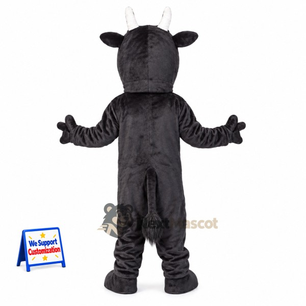 Cow Mascot Costume - Black for Parades Cow Mascot Costume - Black for Parades