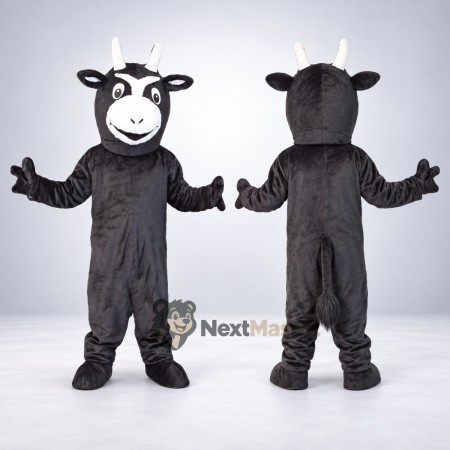 Cow Mascot Costume - Black for Parades Cow Mascot Costume - Black for Parades
