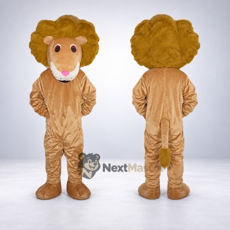 Lion Mascot Costume - Tan for School Spirit Lion Mascot Costume - Tan for School Spirit