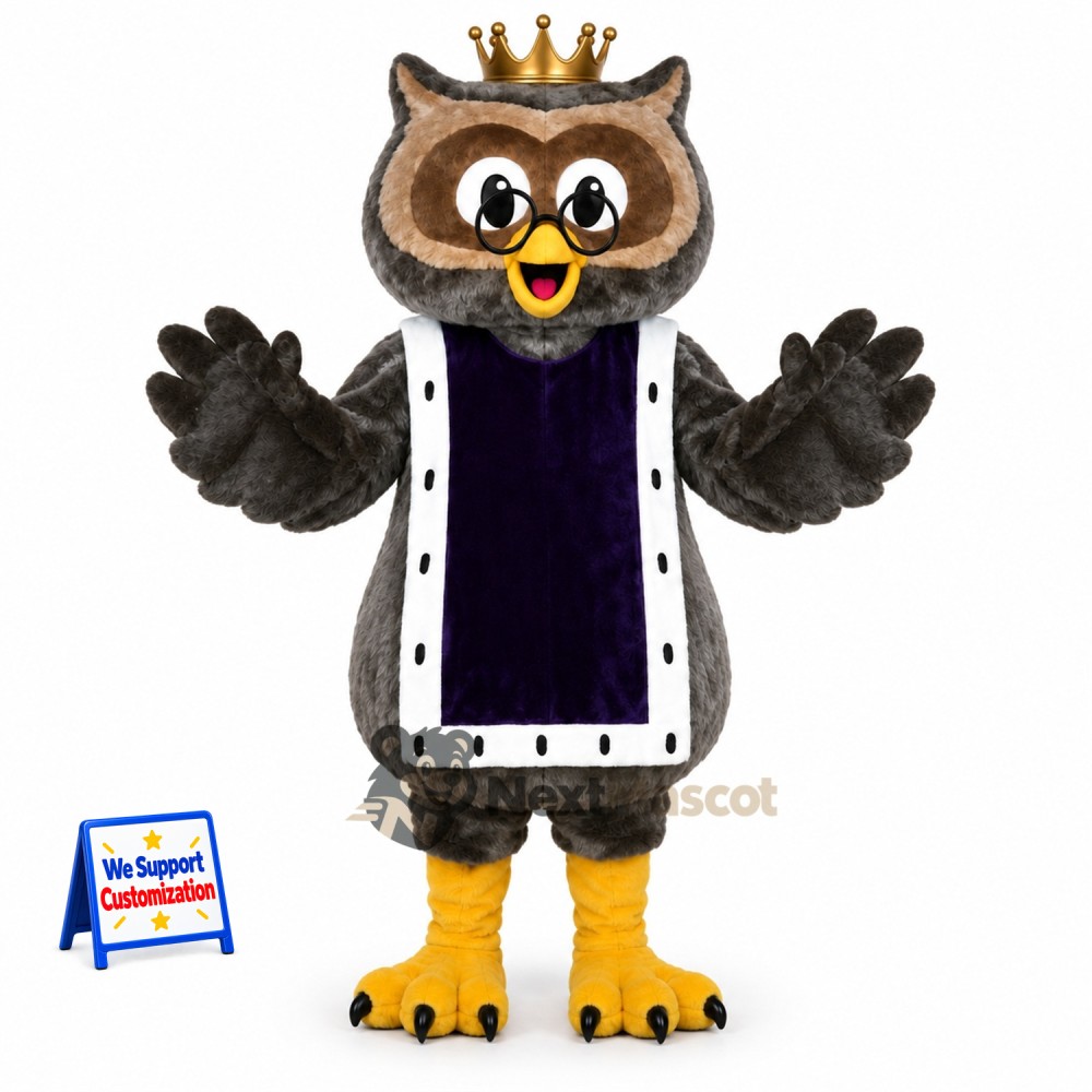 Owl Mascot Costume - Royal Style Owl Mascot Costume - Royal Style