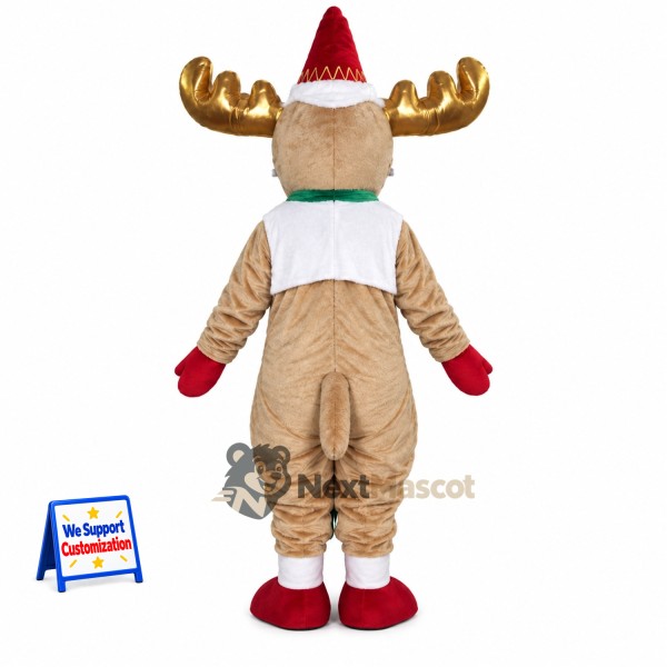 Reindeer Mascot Costume - Christmas Theme for Winter Festivals Reindeer Mascot Costume - Christmas Theme for Winter Festivals