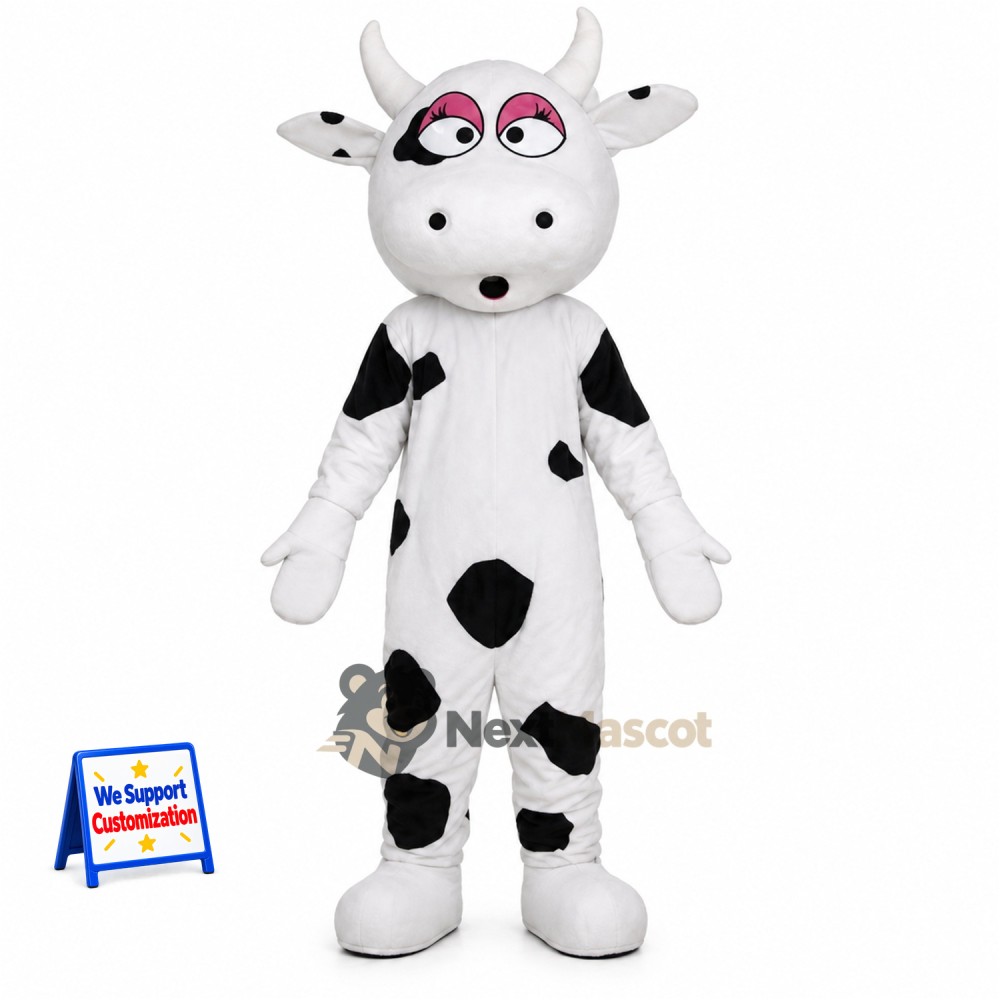 Cow Mascot Costume - Spotted for School Assemblies