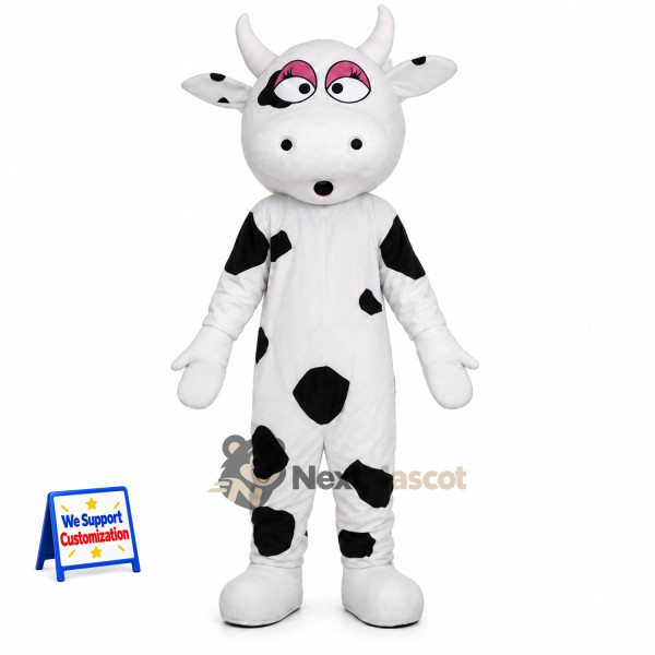 Cow Mascot Costume - Spotted for School Assemblies