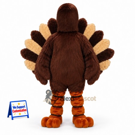 Turkey Mascot Costume - Brown Turkey Mascot Costume - Brown