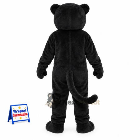 Panther Mascot Costume - Black for Promotions Panther Mascot Costume - Black for Promotions