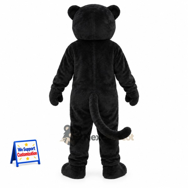 Panther Mascot Costume - Black for Promotions Panther Mascot Costume - Black for Promotions