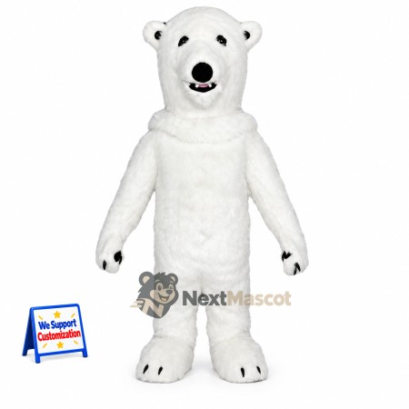 Polar Bear Mascot Costume for Fairs Polar Bear Mascot Costume for Fairs