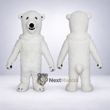 Polar Bear Mascot Costume for Fairs Polar Bear Mascot Costume for Fairs
