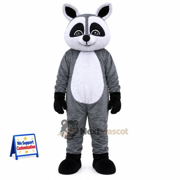 Raccoon Mascot Costume - Gray for Stage Shows