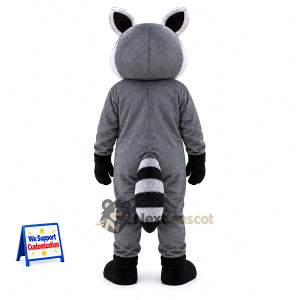 Raccoon Mascot Costume - Gray for Stage Shows Raccoon Mascot Costume - Gray for Stage Shows