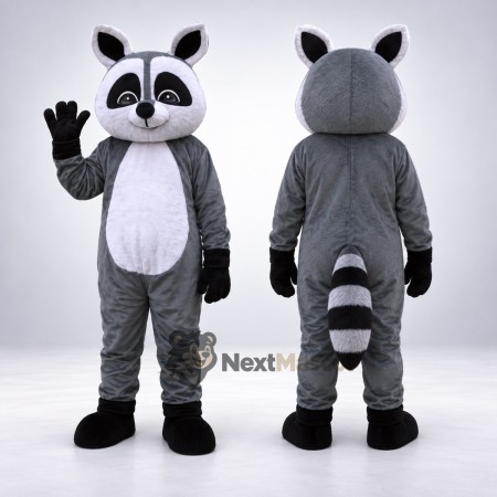 Raccoon Mascot Costume - Gray for Stage Shows Raccoon Mascot Costume - Gray for Stage Shows