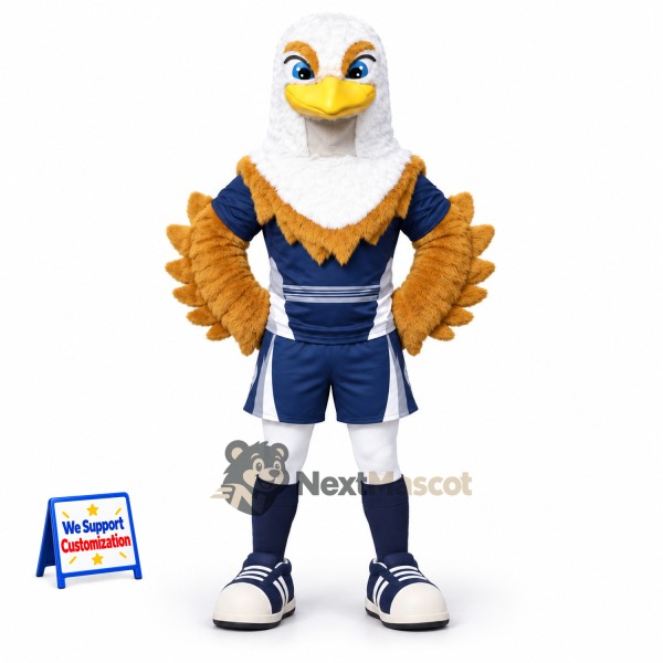 Eagle Mascot Costume - Navy Uniform