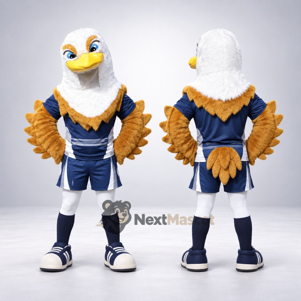 Eagle Mascot Costume - Navy Uniform Eagle Mascot Costume - Navy Uniform