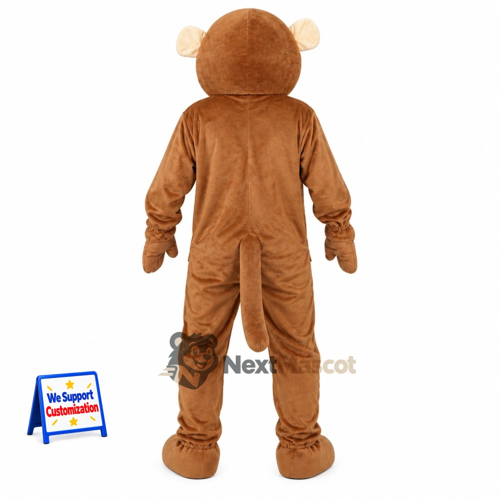 Monkey Mascot Costume - Brown for Street Fairs Monkey Mascot Costume - Brown for Street Fairs