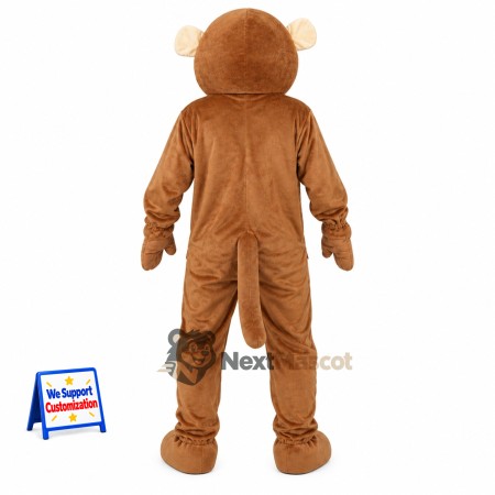 Monkey Mascot Costume - Brown for Street Fairs Monkey Mascot Costume - Brown for Street Fairs