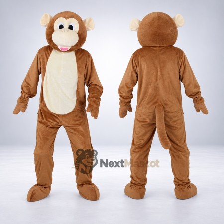 Monkey Mascot Costume - Brown for Street Fairs Monkey Mascot Costume - Brown for Street Fairs