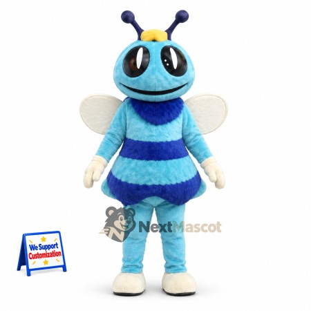 Bee Mascot Costume - Blue Bee Mascot Costume - Blue
