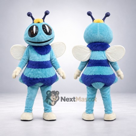 Bee Mascot Costume - Blue Bee Mascot Costume - Blue
