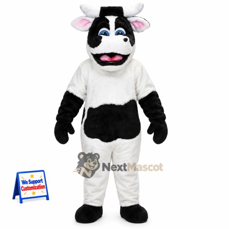 Cow Mascot Costume - Spotted for Campus Parades Cow Mascot Costume - Spotted for Campus Parades