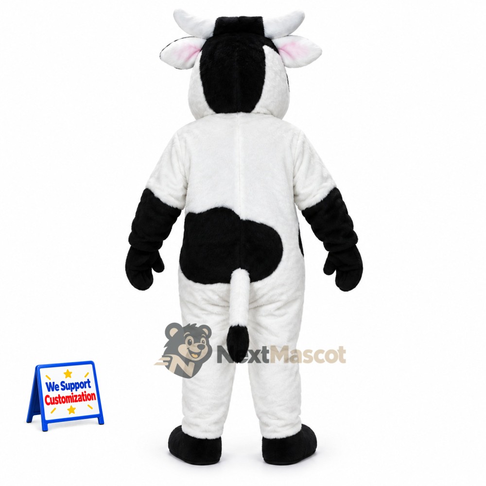 Cow Mascot Costume - Spotted for Campus Parades Cow Mascot Costume - Spotted for Campus Parades