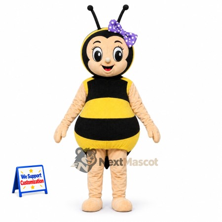 Bee Girl Mascot Costume for Garden Shows Bee Girl Mascot Costume for Garden Shows