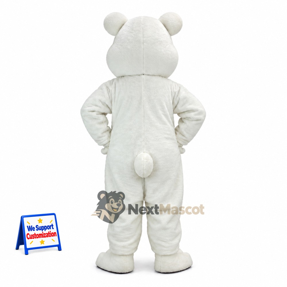 Bear Mascot Costume - White for Spring Events Bear Mascot Costume - White for Spring Events