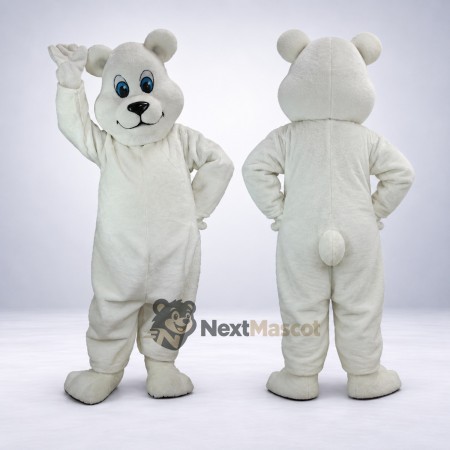 Bear Mascot Costume - White for Spring Events Bear Mascot Costume - White for Spring Events