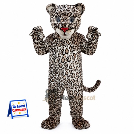 Leopard Mascot Costume - Spotted for Family Festivals Leopard Mascot Costume - Spotted for Family Festivals