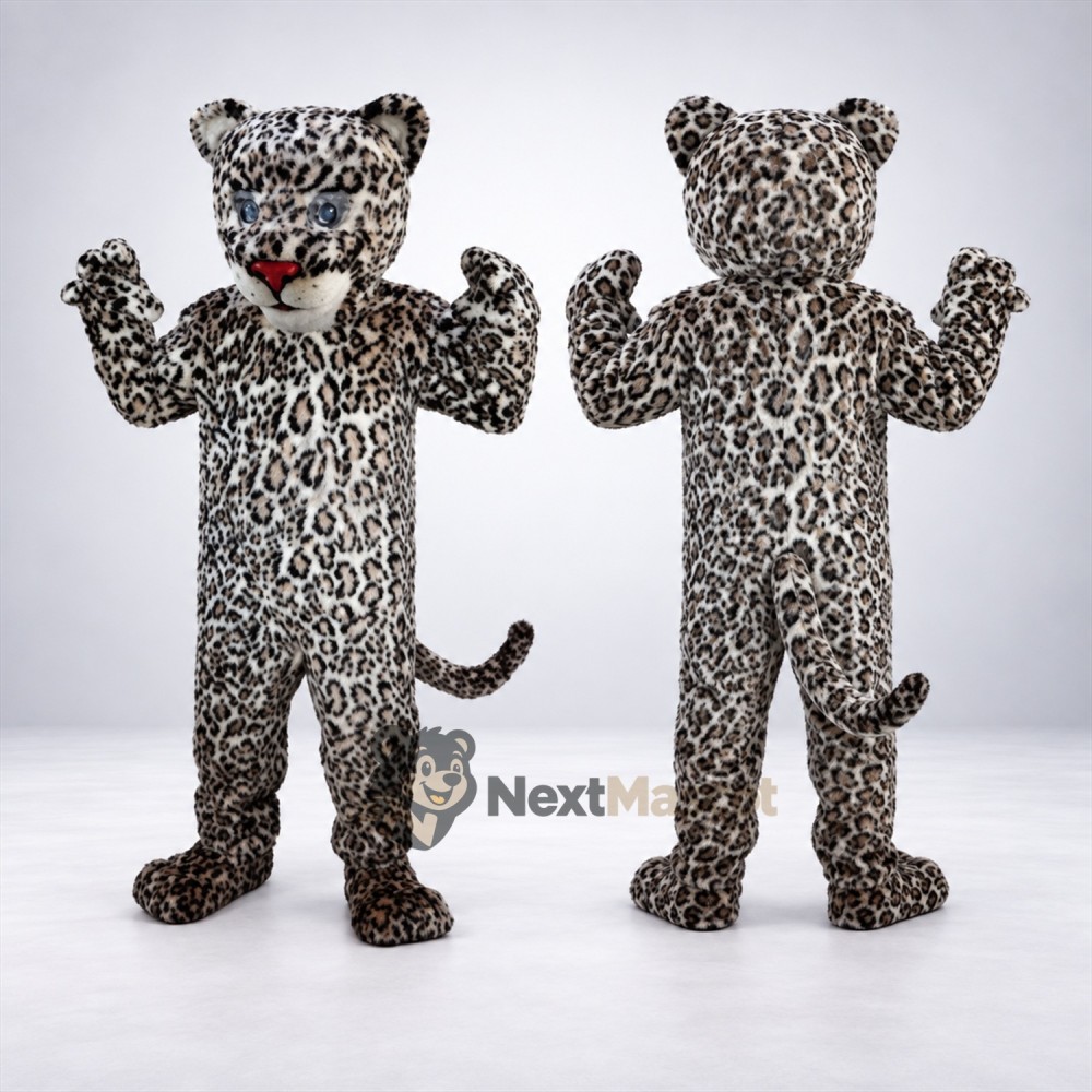 Leopard Mascot Costume - Spotted for Family Festivals Leopard Mascot Costume - Spotted for Family Festivals