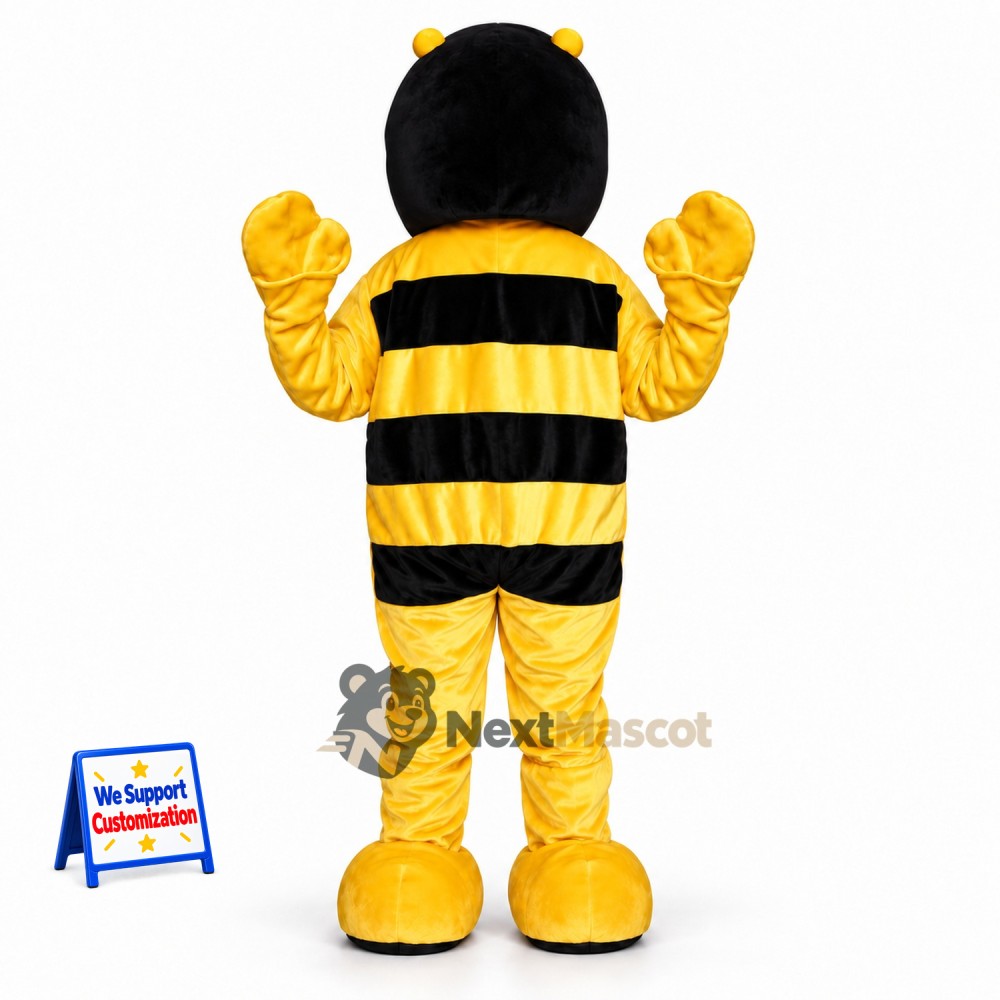 Bee Mascot Costume - Yellow, White Face Bee Mascot Costume - Yellow, White Face