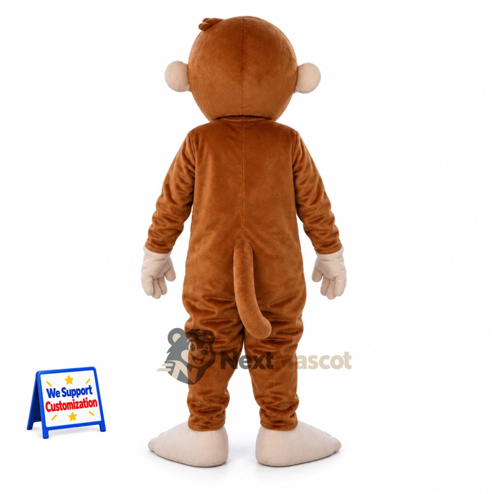 Monkey Mascot Costume - Brown for Celebrations Monkey Mascot Costume - Brown for Celebrations