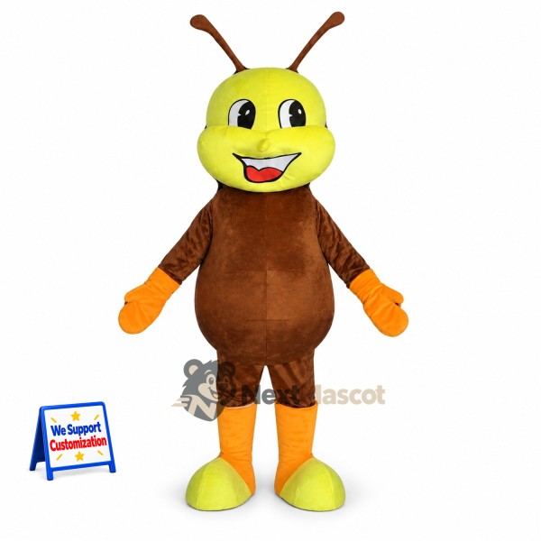 Ant Mascot Costume - Brown for Parades
