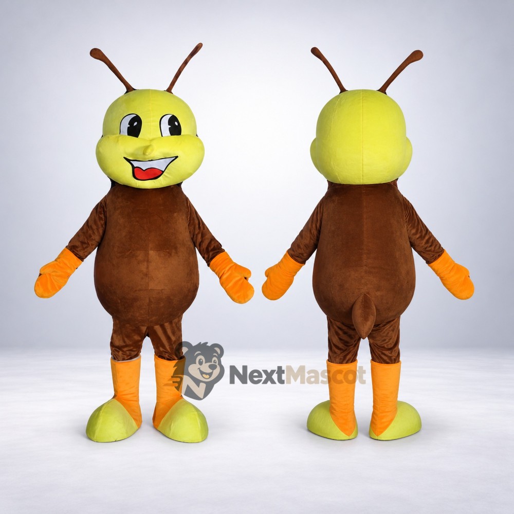 Ant Mascot Costume - Brown for Parades