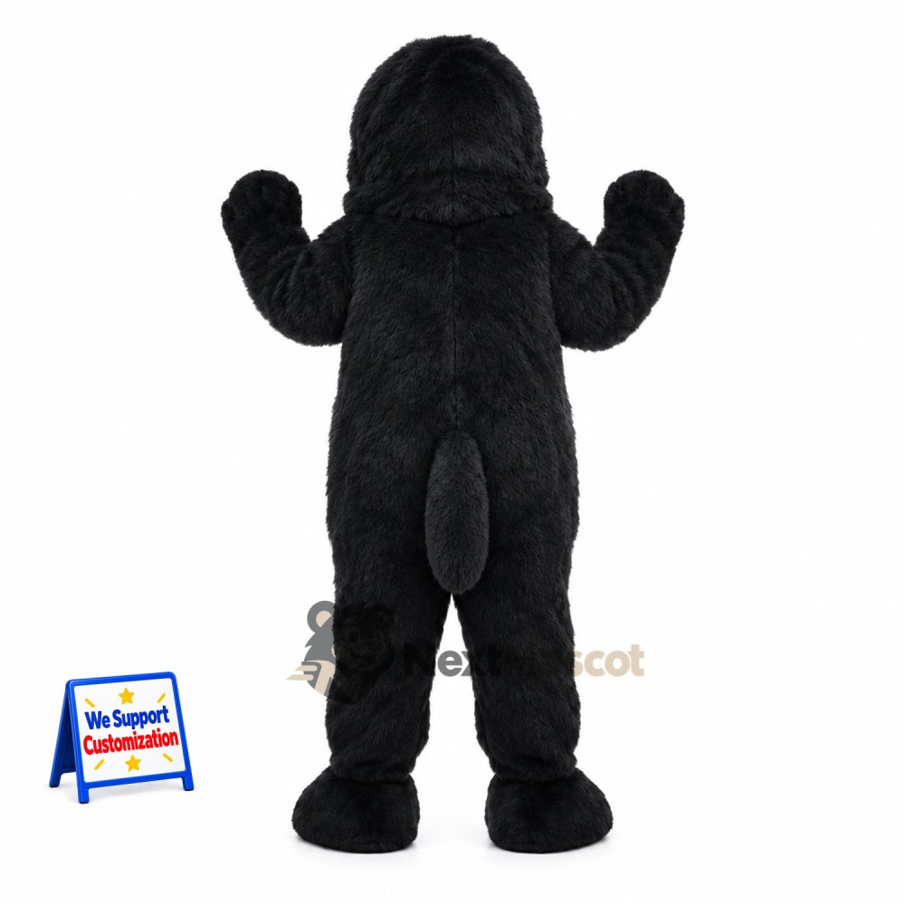 Gorilla Mascot Costume - Black for Street Fairs Gorilla Mascot Costume - Black for Street Fairs