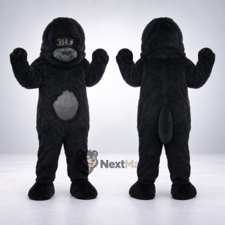 Gorilla Mascot Costume - Black for Street Fairs Gorilla Mascot Costume - Black for Street Fairs