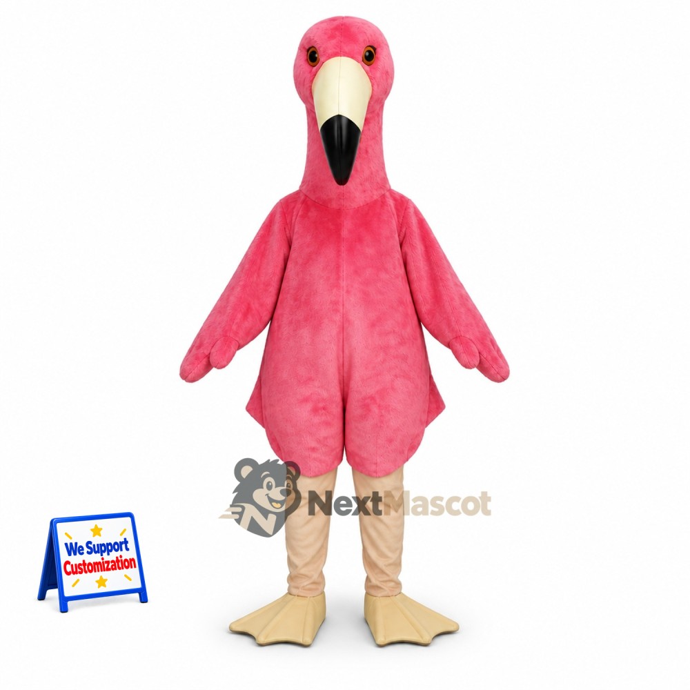 Flamingo Mascot Costume - Pink for Festivals Flamingo Mascot Costume - Pink for Festivals