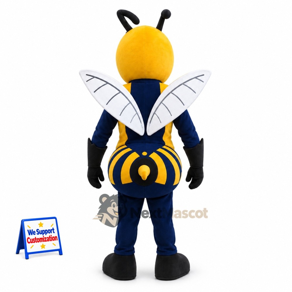 Wasp Mascot Costume - Blue and Yellow Wasp Mascot Costume - Blue and Yellow
