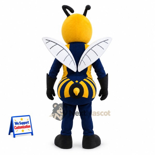 Wasp Mascot Costume - Blue and Yellow Wasp Mascot Costume - Blue and Yellow