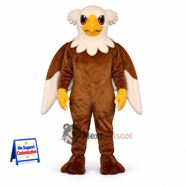 Bald Eagle Mascot Costume for Charity Festivals