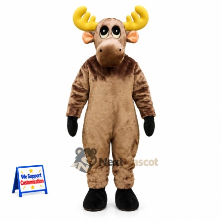 Moose Mascot Costume - Brown for Charity Walks
