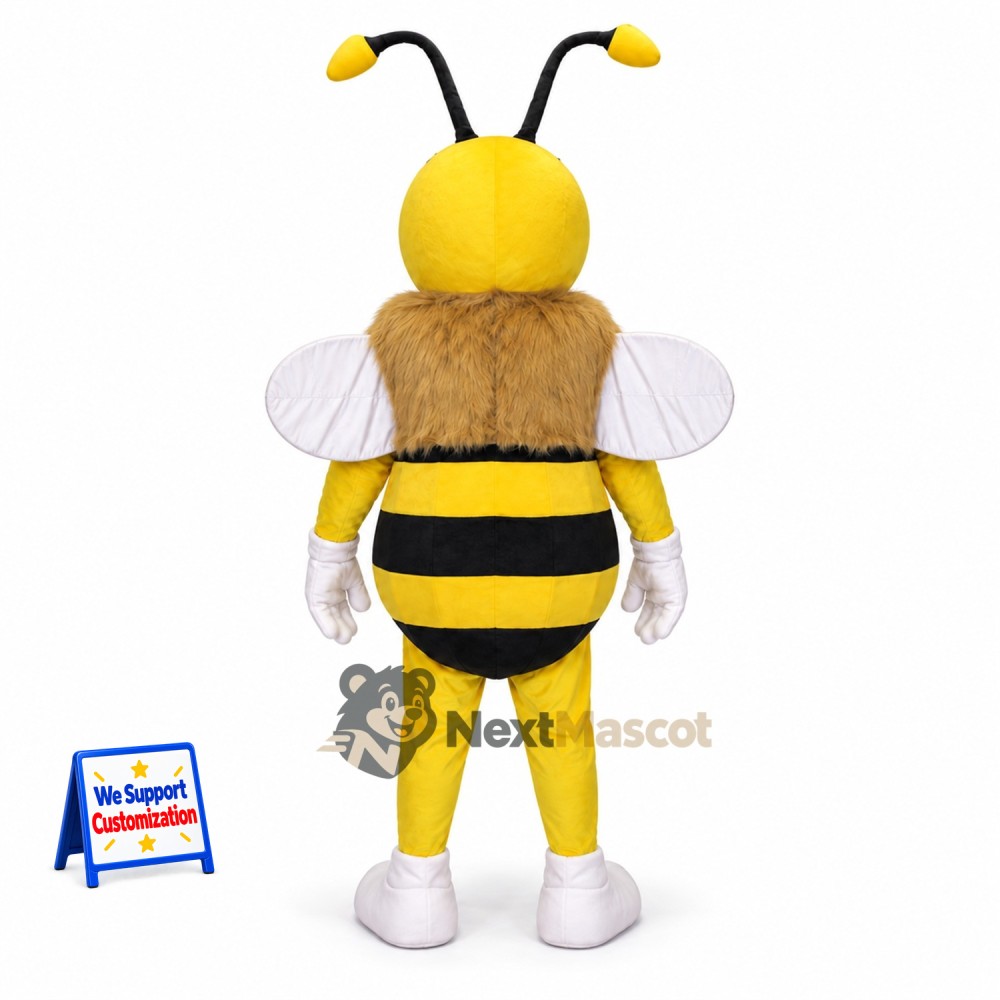Bee Mascot Costume - Yellow, White Shoes for Garden Events Bee Mascot Costume - Yellow, White Shoes for Garden Events
